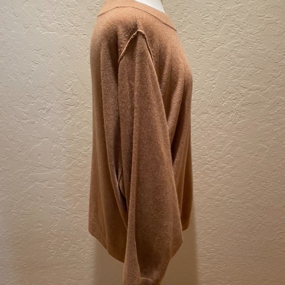 J Crew camel crew neck sweater XL - Picture 4 of 6